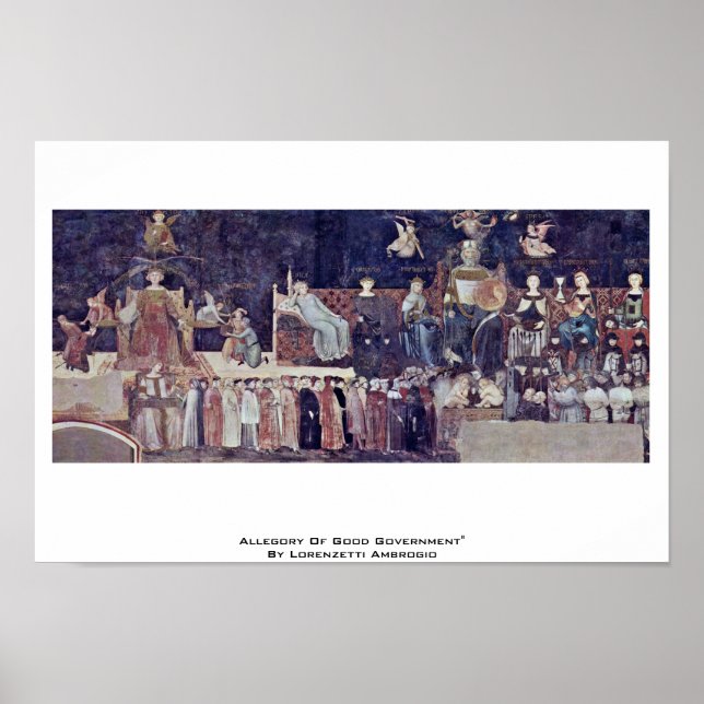 Allegory Of Good Government Poster (Front)