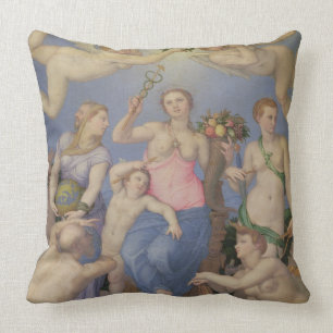 Allegory of Happiness, c.1567 (oil on copper) Cushion
