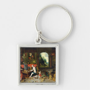 Allegory of Hearing Key Ring