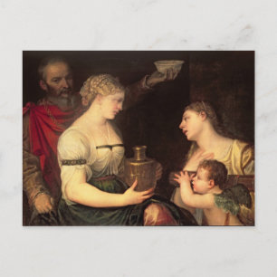 Allegory of Married life Postcard