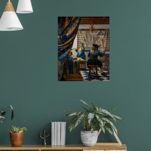 Allegory of Painting Johannes Vermeer Poster