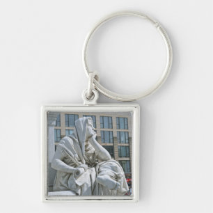 Allegory of Philosophy of Schiller Monument in Ber Key Ring