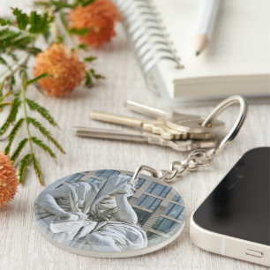 Allegory of Philosophy of Schiller Monument in Ber Key Ring