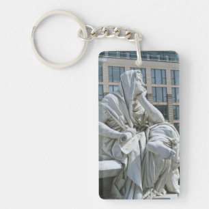 Allegory of Philosophy of Schiller Monument in Ber Key Ring