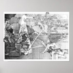 Allegory of Revenge and Devine Justice Poster