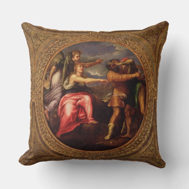 Allegory of Speed, Toil and Exercise, from the cei Cushion (Front)