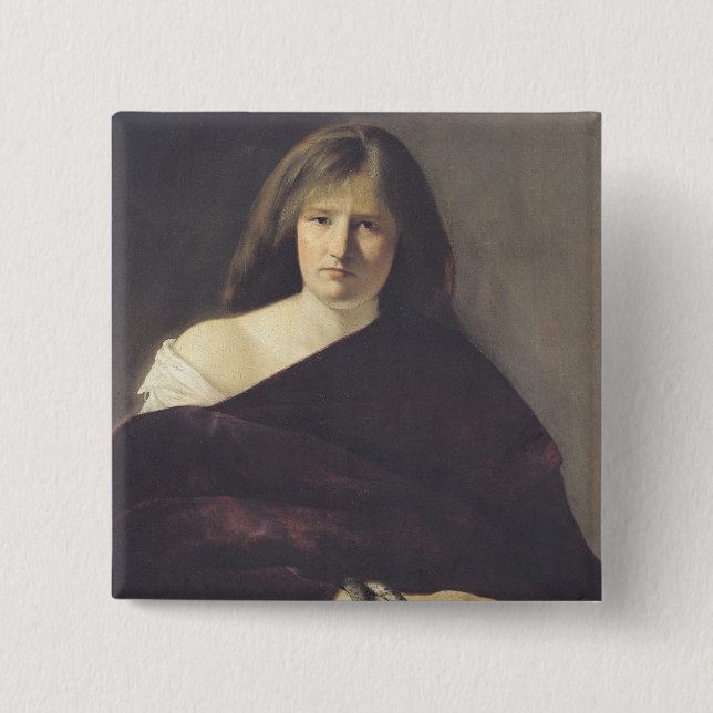 Allegory of Syllogism 15 Cm Square Badge (Front)