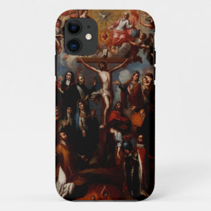 Allegory of the Crucifixion with Jesuit Saints iPhone 11 Case