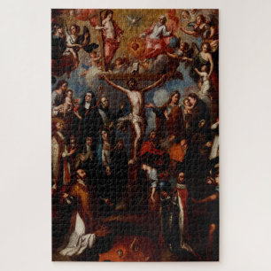 Allegory of the Crucifixion with Jesuit Saints Jigsaw Puzzle