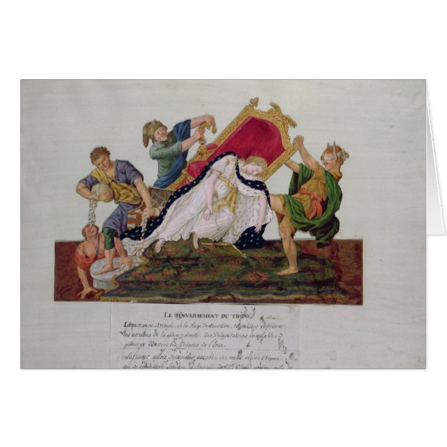 Allegory of the overturning of the throne (Front Horizontal)