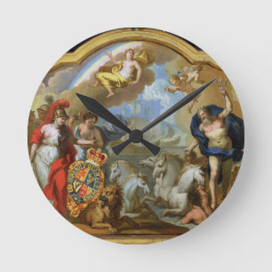 Allegory of the Power of Great Britain by Sea, des Round Clock