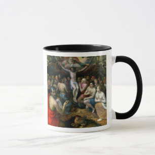 Allegory of the Trinity (oil on panel) Mug