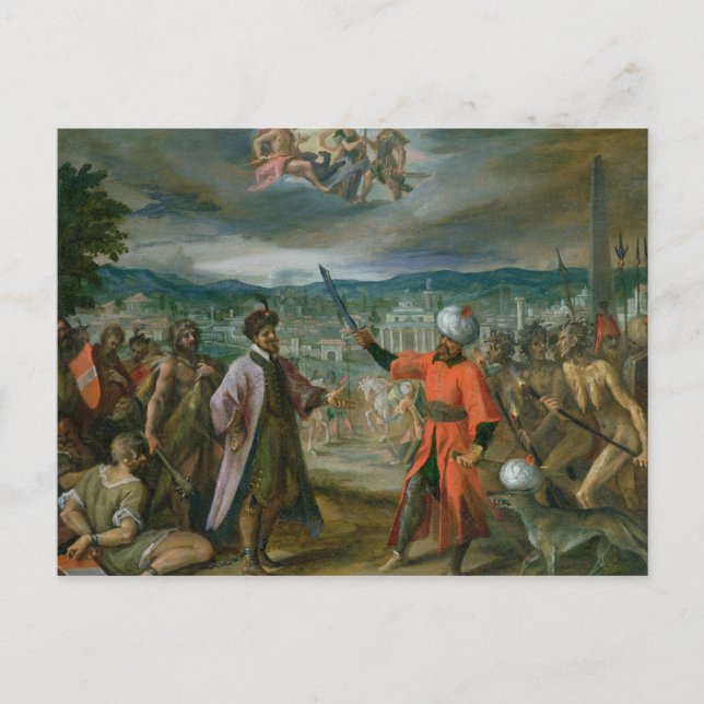 Allegory of the Turkish Wars Postcard (Front)