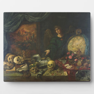 Allegory of Vanity, 1650-60 (oil on canvas) Plaque