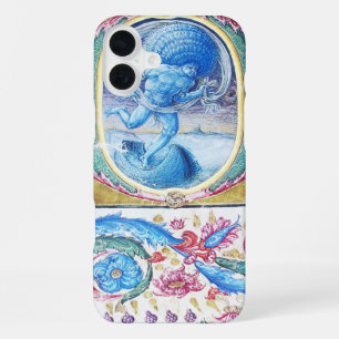 ALLEGORY OF WIND ANTIQUE FLORAL MINIATURE MONOGRAM iPhone 16 PLUS CASE