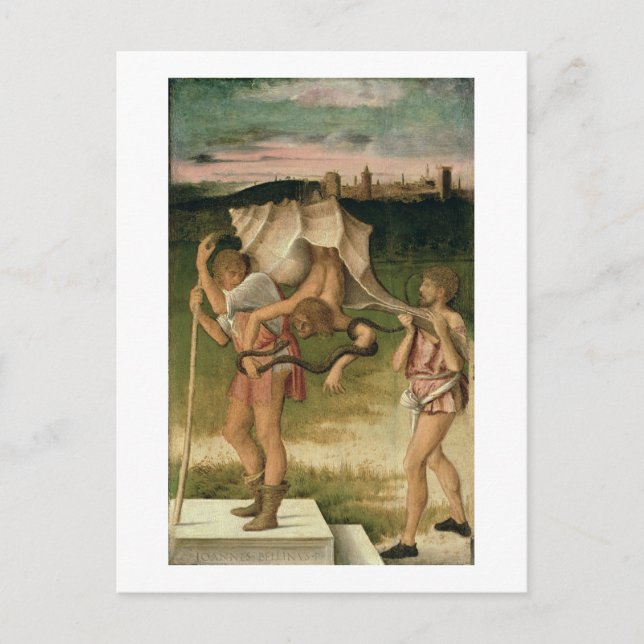 Allegory of Wisdom (oil on panel) Postcard (Front)