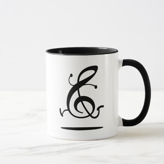 Allegro Clef Mug (Right)