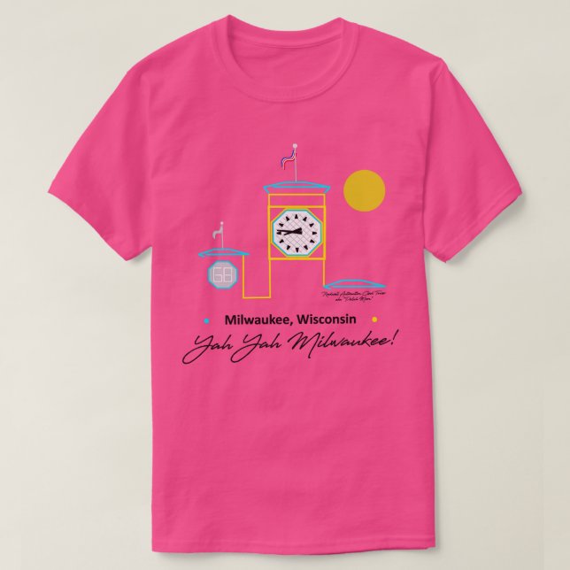 Allen Bradley Clock Tower Polish Moon MKE WI TShir T-Shirt (Design Front)