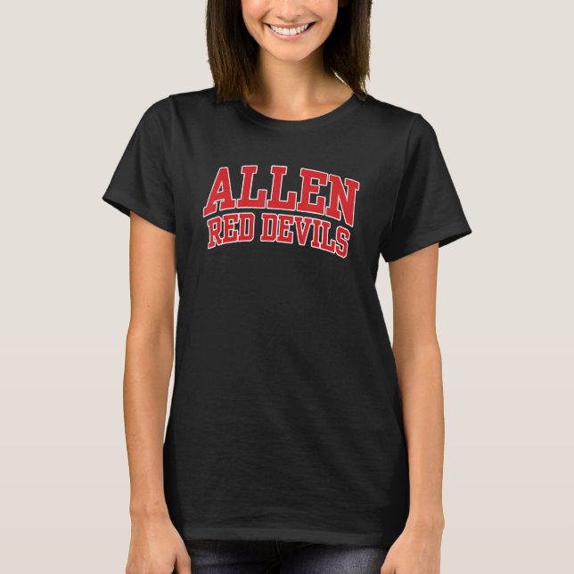 Allen Community College Red Devils 01 T-Shirt (Front)