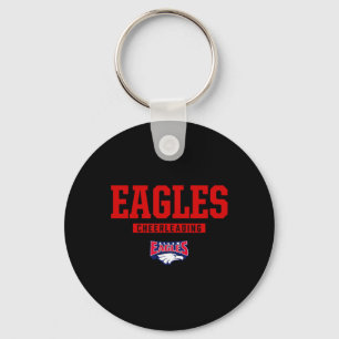 Allen Eagles Logo Cheerleading Hs  Key Ring