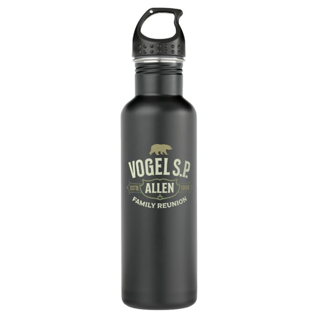 Allen Family Reunion 24oz Water Bottle (Front)
