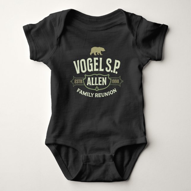Allen Family Reunion Baby Bodysuit (Front)