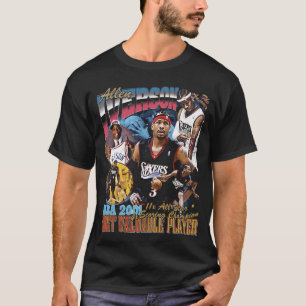 Allen Iverson Vintage Basketball Player T-Shirt