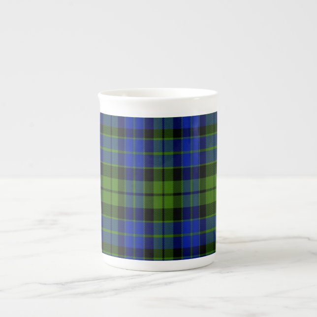 Allen Scottish Tartan Bone China Mug (Front)