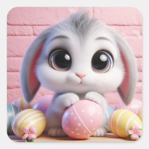 "Allen" Square Sticker