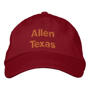 Allen Texas Embroidered Hat