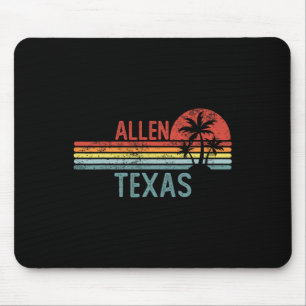 Allen Texas Funny Usa City Trip Home Roots Mouse Pad