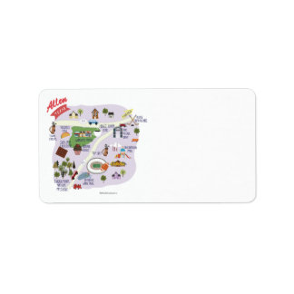 Allen Texas Return Address Labels