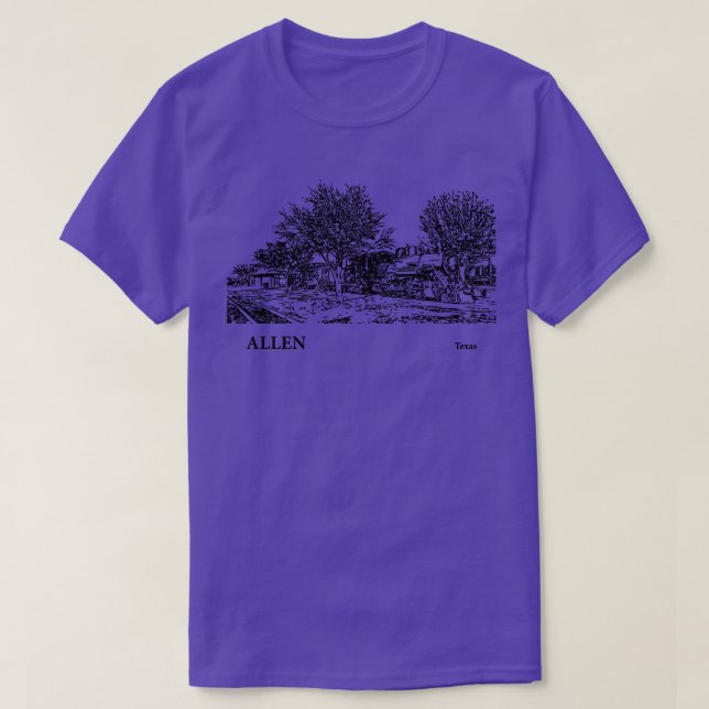 Allen Texas TShirt 3 (Design Front)