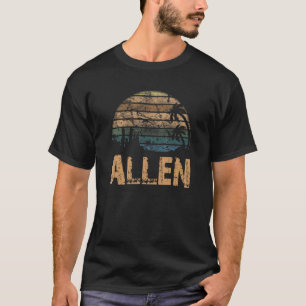 Allen Vintage Sunset Distressed T-Shirt