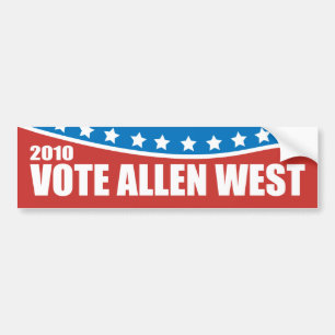 Allen West 2010 Bumper Sticker