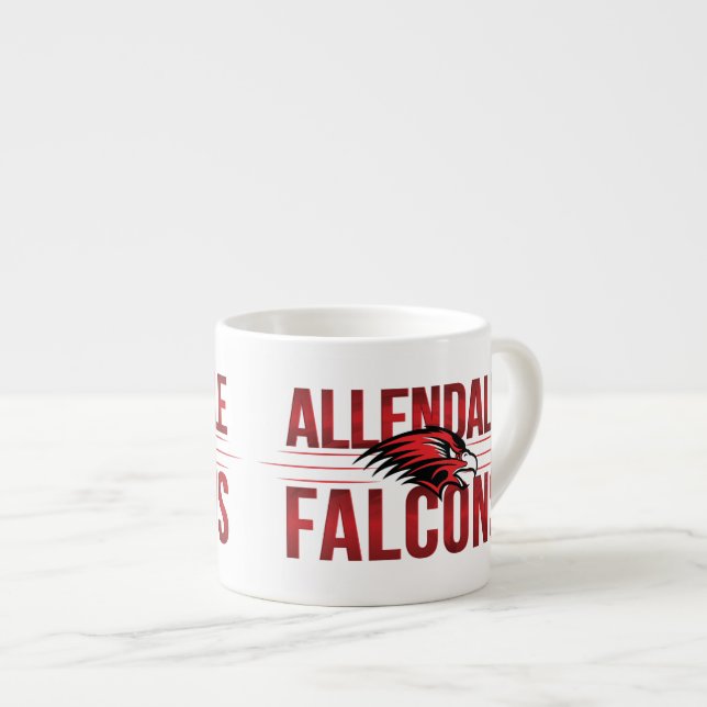 Allendale Falcons #2 Espresso Cup (Front Right)
