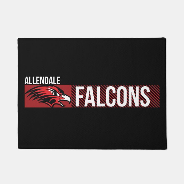Allendale Falcons #5 Doormat (Front)
