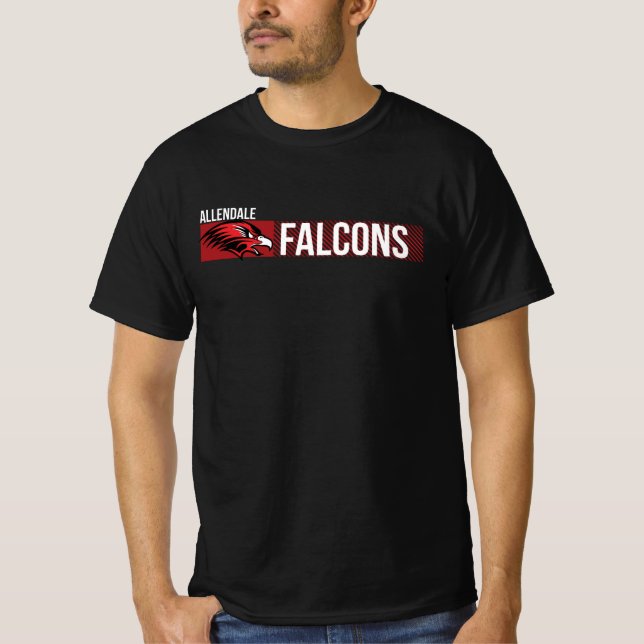 Allendale Falcons #5 T-Shirt (Front)