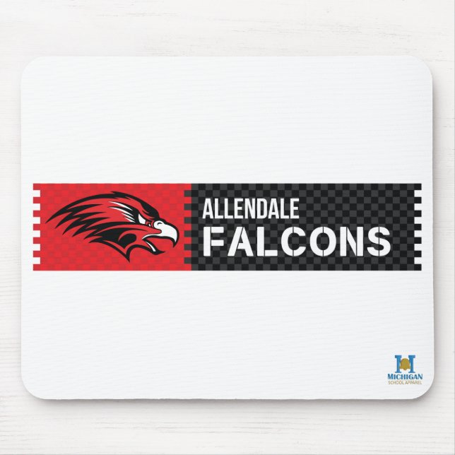 Allendale Falcons Mouse Pad (Front)