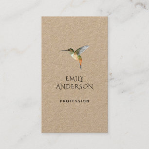 Allen's Hummingbird Business Card