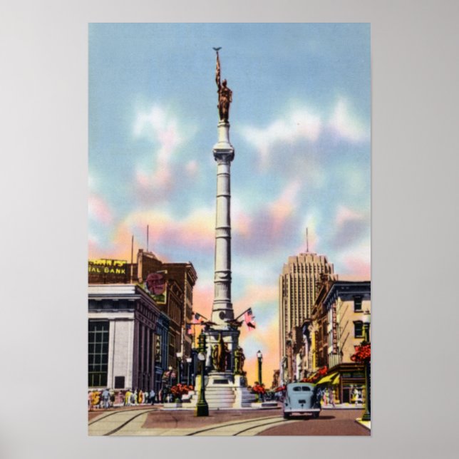 Allentown Pennsylvania Centre Square Poster (Front)