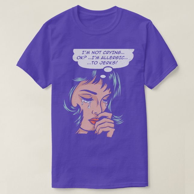 Allergic to Jerks T-Shirt (Design Front)