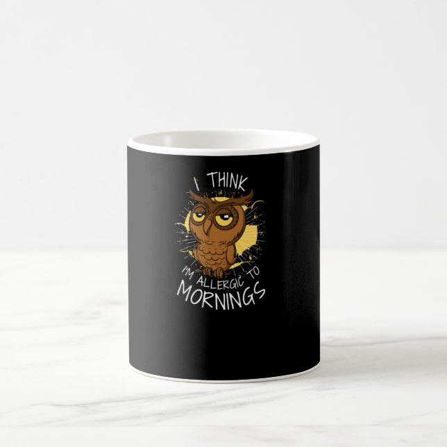 Allergic to Mornings Coffee Mug (Center)
