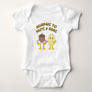 Allergic to Nuts and Eggs Baby Bodysuit