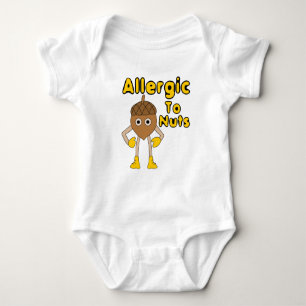 Allergic to Nuts Baby Bodysuit