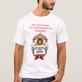 Allergic to Stupidity Tank Top: Drama-Free Since