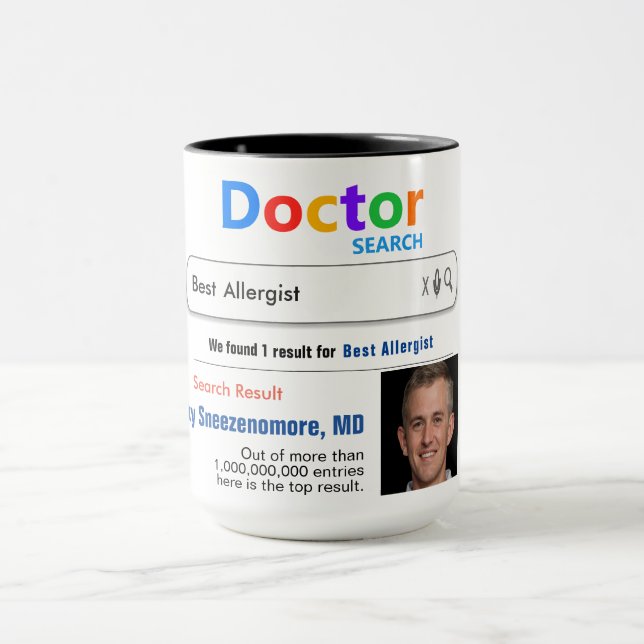 Allergist Funny Gift Mug (Center)