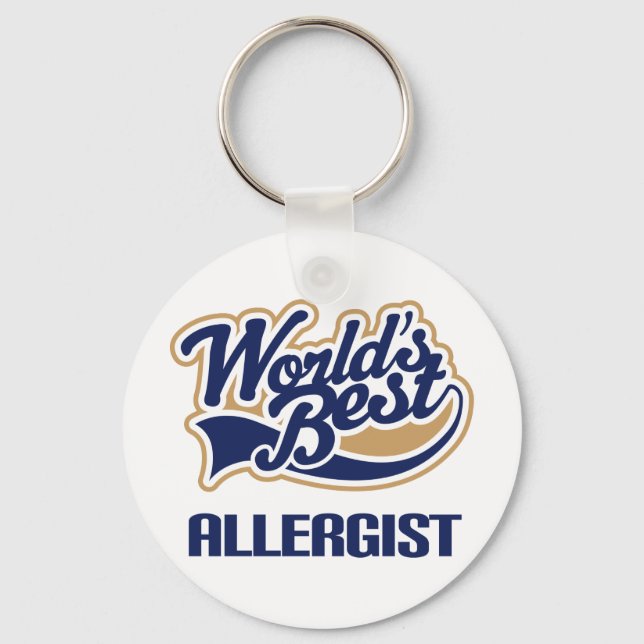 Allergist Gift Key Ring (Front)