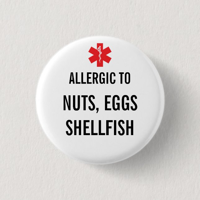 Allergy Alert Button (Front)