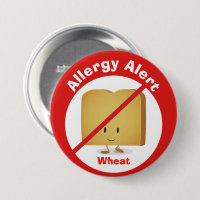 Allergy Alert Button | Wheat